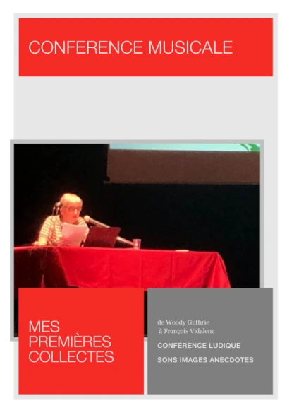 conférence musicale de Christian oller, formateur musique, collecteur de sons, écrivain, mise en scènes, danseurs