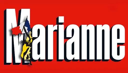 logo du journal Marianne où se trouve un article sur Christian oller, musicien, créateur, collecteur de sons
